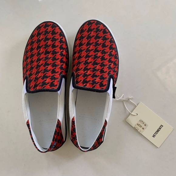 Brand New Vetements Sneakers Checkered - Picture 2 of 5